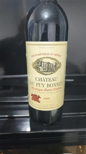 Bordo Montanja Sen Emilion Château Puy Bonnet 1996