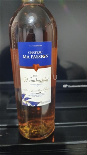 Jugperëndim Monbazillaku Château Ma Passion 2013