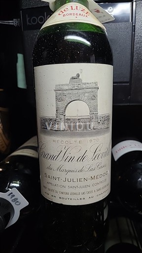 Bordeaux Saint-Julien Grand Cru Château Léoville Las Cases Grand Vin de Léoville du Marquis de Las Cases 1970