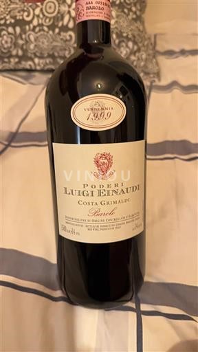 Piemonte Barolo Poderi Luigi Einaudi Costa Grimaldi 1999