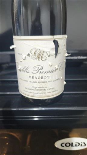 Borgogna Chablis Premier Cru Domaine Cuitton Michel Beauroy Senza annata