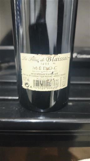 Bordeaux Médoc La Fleur de Blaissac 1999