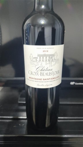 Bordoja Montagne-saint-émilion Château Croix Beauséjour 2016