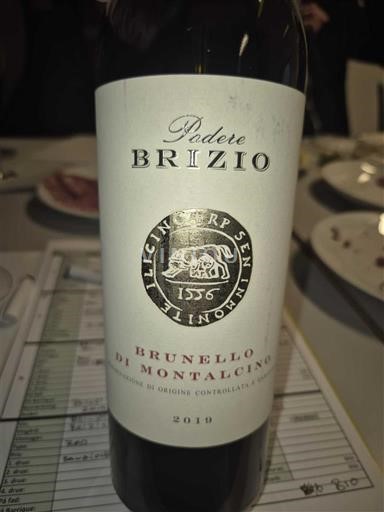 Toskana Brunelo di Montaldžino Podere Brizio 2019