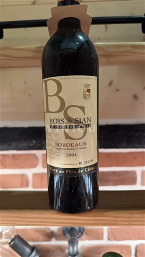 Bordeaux Bois de Sian Prestige 2004