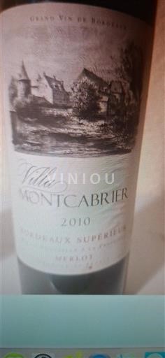 Burdeos Bordeaux superior Villa Montcabrier 2010
