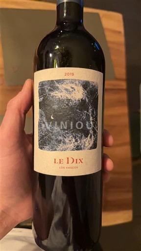Vini Rouge sec Le Dix Los Vascos 2019 Cile Valle del Rapel Valle de Colchagua