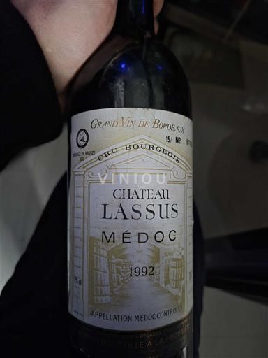 Bordo Медок Château Lassus 1992