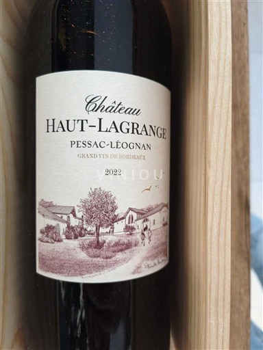 Bordeaux Pessac-Léognan Château Haut-Lagrange 2022