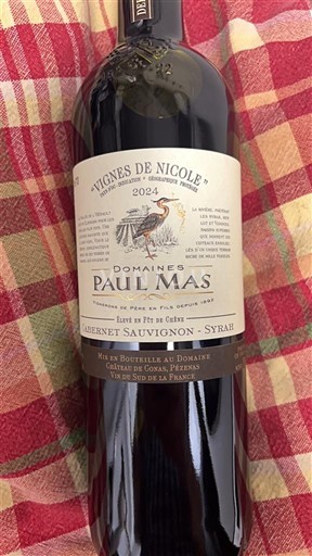 Languedoc og Roussillon Pays d'oc Domaine Domaines Paul Mas Vignes de Nicole 2024