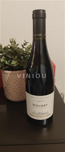 Burgundia Volnay Henri de Villamont 2017