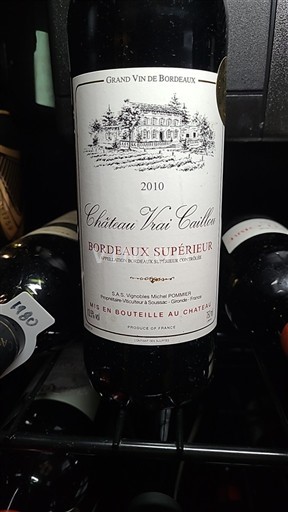 Bordo Bordo superior Château Vrai Caillou 2010