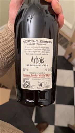 Jura Arbois Domaine André et Mireille Tissot Patchwork - Chardonnay 2024