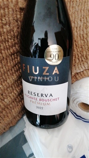 Vinuri Rouge sec Reserva Alicante Bouschet Premium Fiuza 2022 Portugalia Tejo IGP