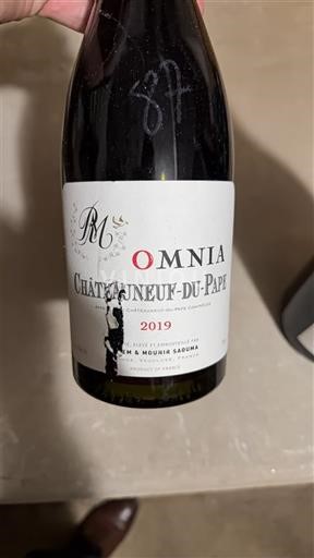 Valle del Ródano Châteauneuf-du-Pape. RM (Marc et Mounir Saouma) Omnia 2019