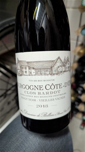 Burgundi Burgundi Côte d'Or Domaine Bellene Clos Bardot 2018