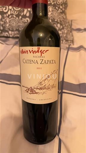Vinuri Rouge sec Nicolas Catena Zapata Catena Zapata 2011 Argentina Mendoza