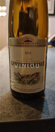 Alsace Gewurztraminer Club des Sommeliers 2013