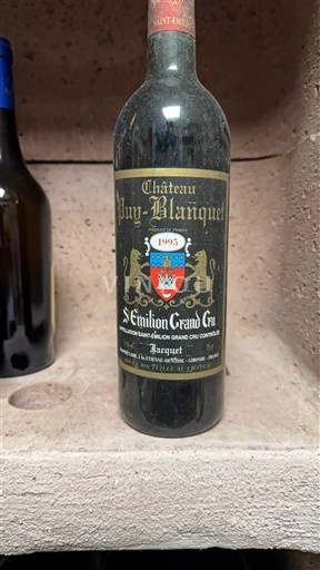 Burdeos Saint-Émilion Gran Cru Grand Cru Château Puyn-Blanquet 1995