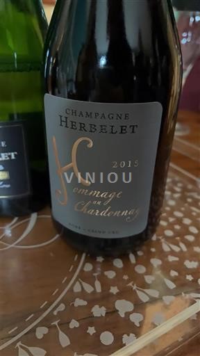 Shampanjë Champagne Herbelet Hommage au Chardonnay 2015
