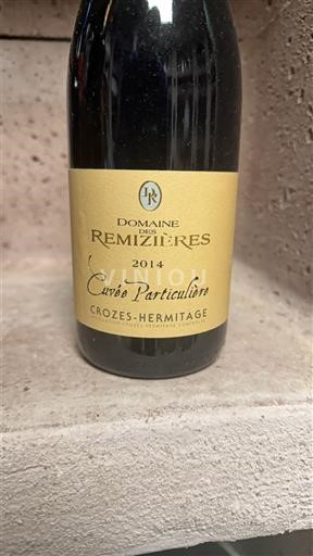 Lugina e Ronës Crozes-hermitage Domaine Remizières Particulière 2014