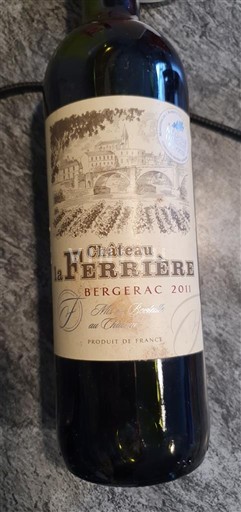 Sørvest Bergerac Château La Ferrière 2011