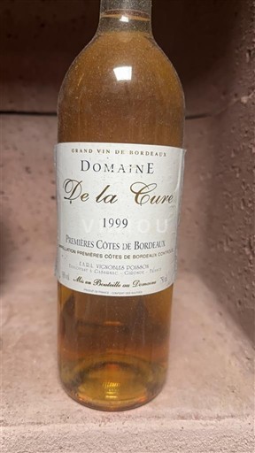 Bordoja Premières-côtes-de-bordeaux Domaine La Cure 1999