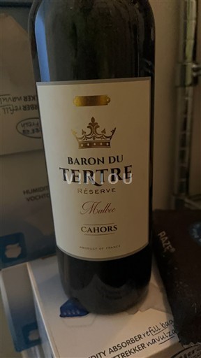 Sørvest Cahors Baron du Tertre Réserve Malbec 2020