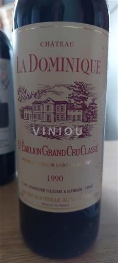 Bordo Сент-Емилион Гранд Кру Château La Dominique C. Fayat 1990