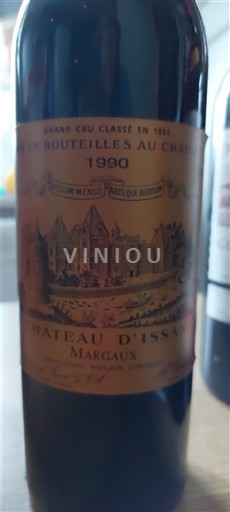 Bordeaux Margaux Grand Cru Château Issan 1990