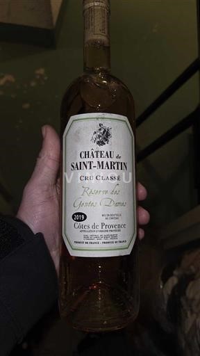 Провинс Кот де Прованс Château Saint-Martin Réserve des Gentes Dames 2019