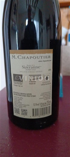 Рона долина Ермитаж M. Chapoutier La Sizeranne 2014
