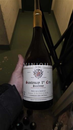 Borgoña Santenay Premier Cru Jean Le Cellier Passe-temps 2020