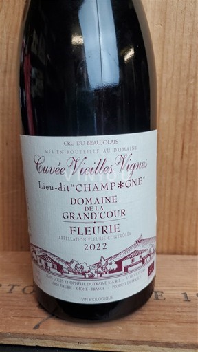 Beaujolais Fleurie Domaine La Grand'Cour Vieilles Vignes Lieu-dit 'Champagne' 2022
