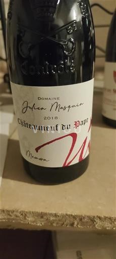 Lugina e Ronës Châteauneuf-du-Pape Domaine Julien Masquin Memora 2018