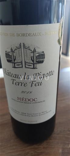 Bordo Медок Château La Pigotte Terre Feu 2018