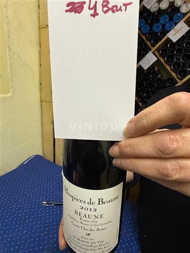 Burgundi Beaune Premier Cru Hospices de Beaune Clos des Avaux 2012