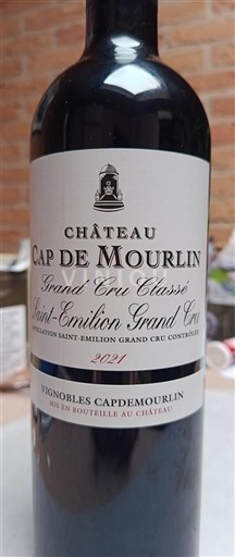 Bordo Сент-Емилион Гранд Кру Château Cap de Mourlin 2021