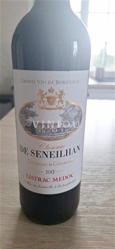 Bordoja Listrac-Médoc Château Seneilhan 2013