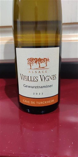 Алзас Гевурцтраминер Cave de Turckheim Vieilles Vignes 2022