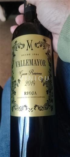 La Rioja Rioja Vallemayor Gran Reserva 2014