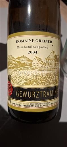 Алзас Nespecificirano Domaine Greiner 2004
