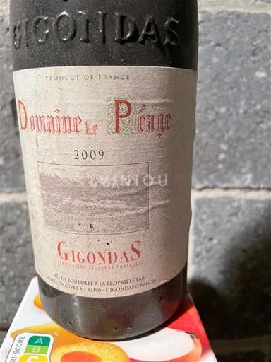 Lugina e Ronës Gigondas Domaine Le Péage 2009