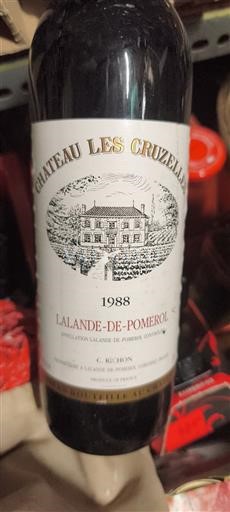Bordeaux Lalande-de-pomerol Château Les Cruzelles 1988