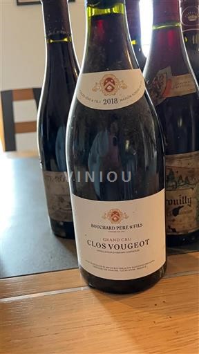 Burgundi Clos-de-vougeot Grand Cru Bouchard Père & Fils 2018