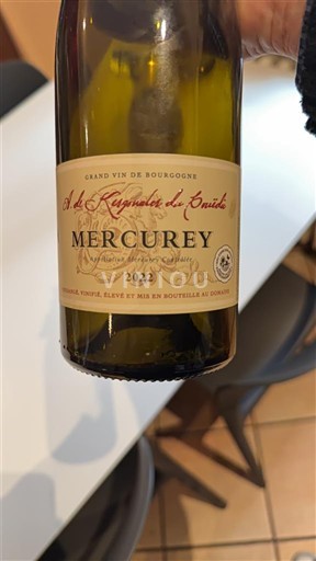 Borgogna Mercurey Domaine La Ragotière de Couchey 2022