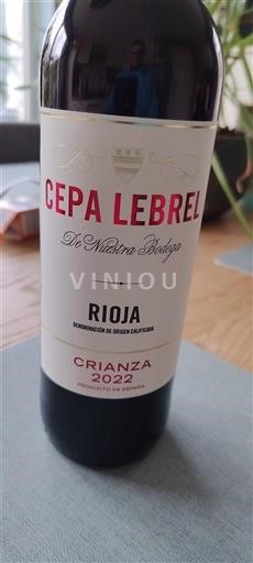 La Rioja Rioja Cepa Lebrel Crianza 2022