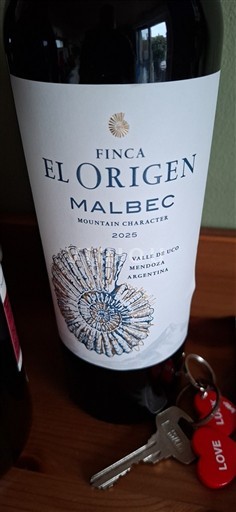 Mendoza Valle de Uco Finca El Origen Mountain Character 2025