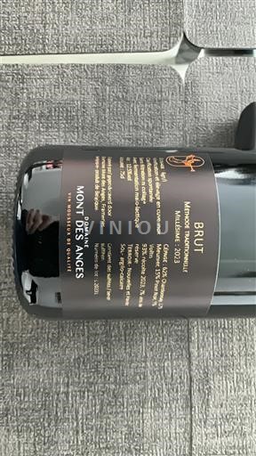 Loiren laakso Crémant de Loire Domaine Mont des Anges 2023