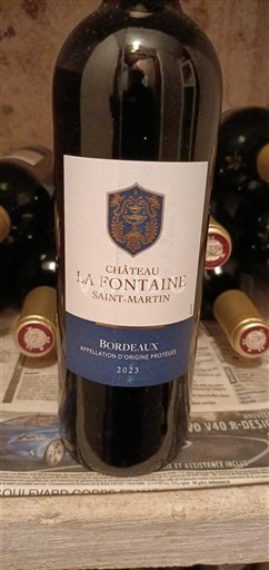 Bordeaux Château La Fontaine Saint-Martin 2023